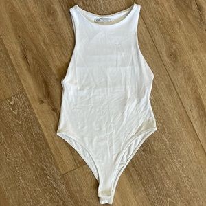 Zara white bodysuit